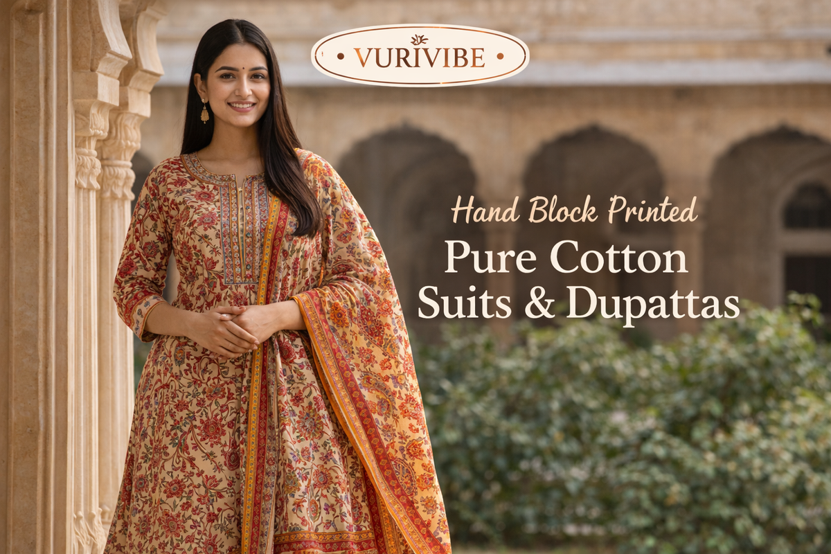 Pure Cotton Suit with Cotton Dupatta