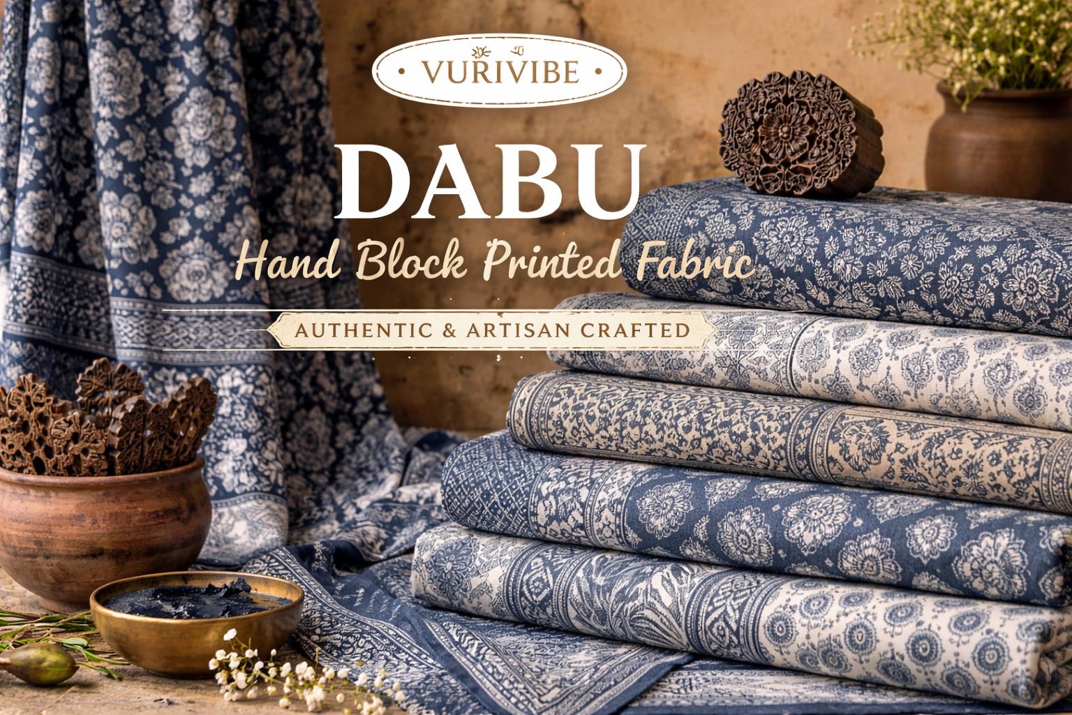 Dabu Print Fabric