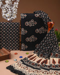Bagru Hand Block Printed Pure Cotton Suit with Cotton Dupatta