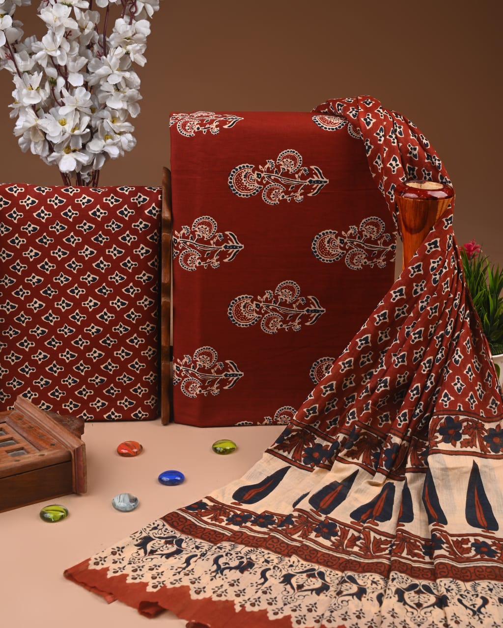 Bagru Printed Suit Online