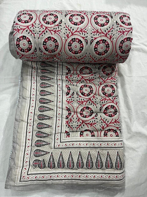 Block Printed Jaipuri Quilts for Winter