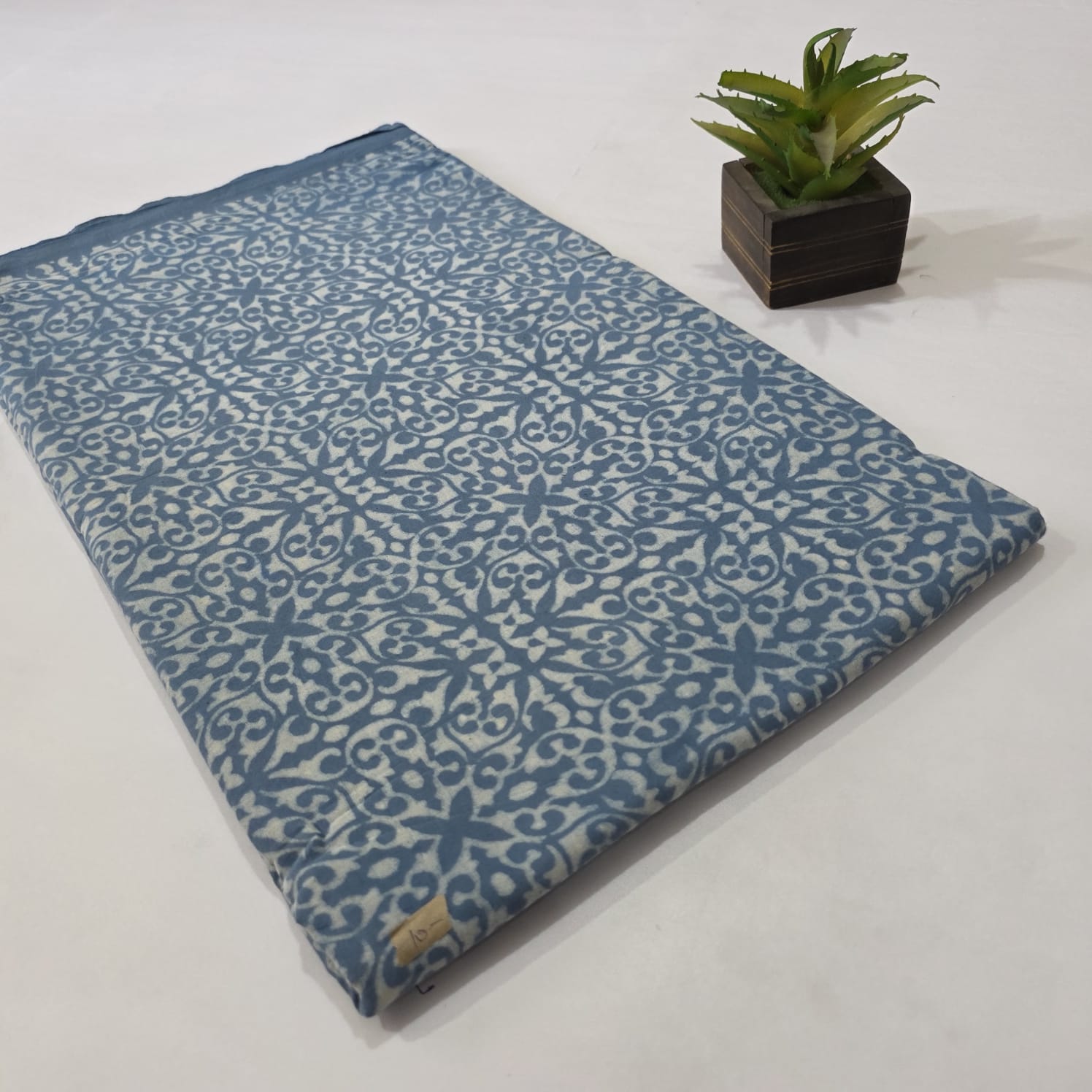 Premium Dabu Hand Block Printed Organic Cotton Fabric